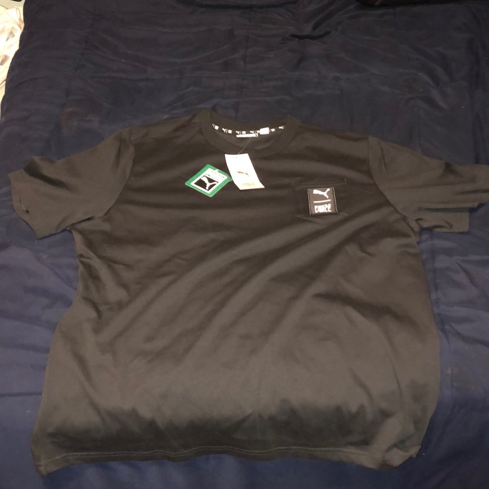 Puma “First Mile” tee (black) size Large M. Brand new with tags